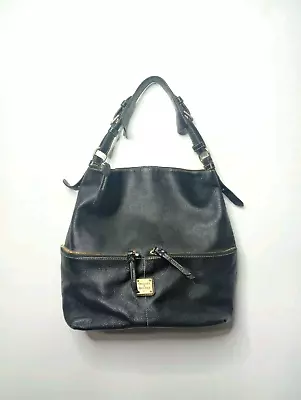 Dooney & Bourke Dillen Large Shoulder Bag Black Pebbled Leather • $30