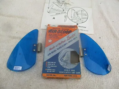 Vintage NOS Accessory Window Vent Air Scoop 1930s-1940s Rain And Wind Deflectors • $75