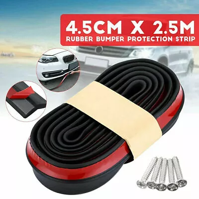 2.5M Universal Car Front Bumper Lip Skirt Splitter Body Trim Spoiler Protector • $40.69