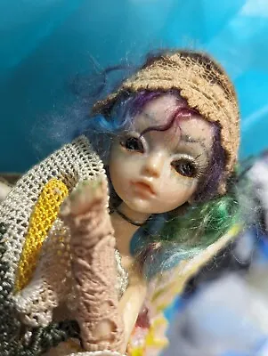 1/12 Bjd Doll Fantasy Faerie 20cm Resin Jointed Doll With Face & Body Makeup • $250