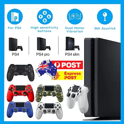 $25.99 • Buy For PS4 Controller Wireless Bluetooth Dual Vibration Gamepad For PS4 Pro/Slim AU