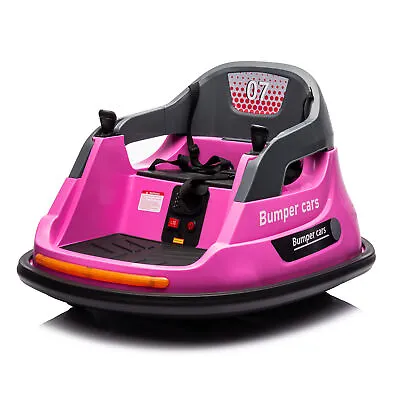 12V Kids Electric Ride On Bumper Car Vehicle 360° Rotation W/ Remote Control LED • $144.39