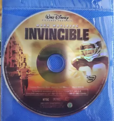 Walt Disney Pictures Presents Invincible Disc Only Loose DVD Mark Wahlberg  • £1.40