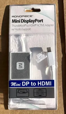 New Monoprice 9426 Mini DisplayPort Thunderbolt To HDMI Cable With Audio Support • $15