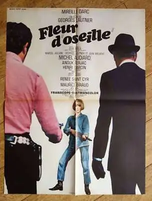 COLOR THEM DEAD Mireille Darc Original MEDIUM French Movie Poster '67 • $24