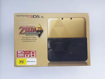 Nintendo 3DS XL Console - Zelda A Link Between Worlds - Boxed Complete • $499.99