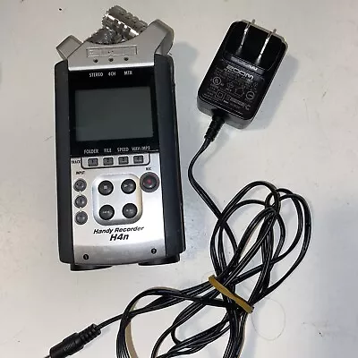 Zoom H4n Handy Recorder Digital Handheld Portable Tested Black Silver • $82