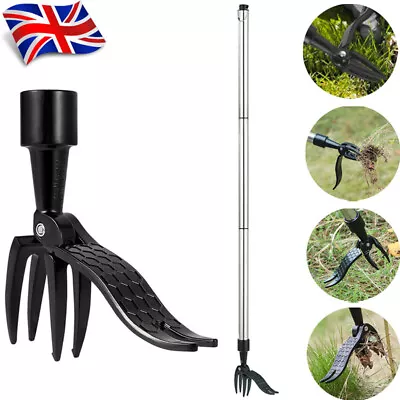 Stand Up Weeder Puller Weed Claw Grass Root Remover Killer Manual Garden Tool • £12.34