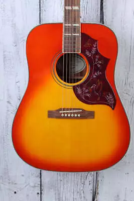 Epiphone Hummingbird Studio Acoustic Electric Guitar Faded Cherry Sunburst • $449