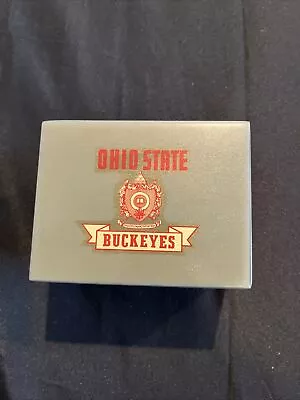 Ohio State Buckeyes Swiss Musical Movement Music Box (4.5”x3.5”x2.25”) • $19.99
