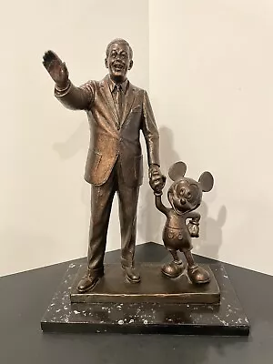 Walt Disney Mickey Mouse Partners Blaine Gibson Cold Cast Bronze 14.5” Statue • $499