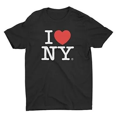 I Love NY Men's Unisex Tee Officially Licensed T-Shirt (Black Medium) • $15.98