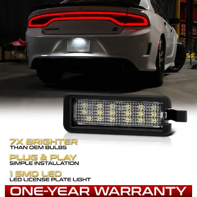 For 2015-22 Dodge Charger Challenger Chrysler 300 [FULL LED] License Plate Light • $12.16