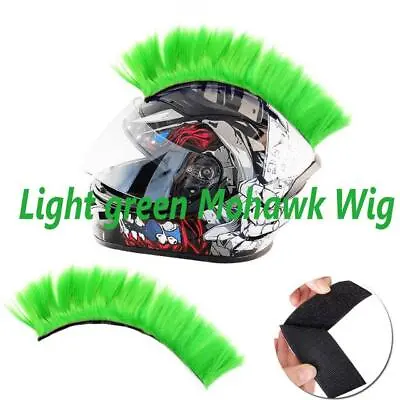 Creative Personality Motorcycle Electric Helmet Decoration Mohawk Wig Hair Motor • $18.66