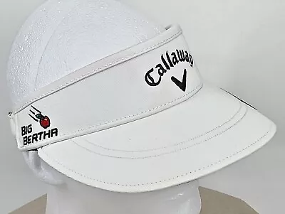 Callaway Big Bertha X R White Sun Visor Golf Tour Authentic Speed Regime Grunge • $19.99