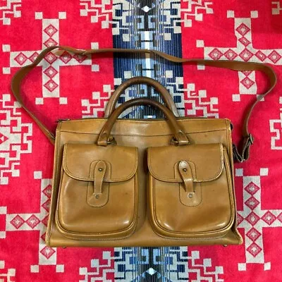 Ghurka Examiner No. 5 Briefcase Vintage Marley Hodgson Brown Leather Mens Bag JP • $520.50
