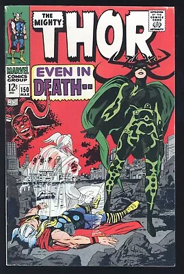 Thor #150 Marvel 1968 FN/VF Classic Kirby 1st Hela Cover Loki FREE SHIP • $64.99