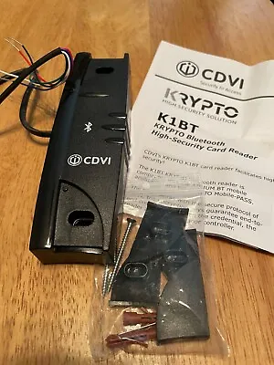 CDVI K1BT Proximity Card Reader Bluetooth Access Control KRYPTO • $225
