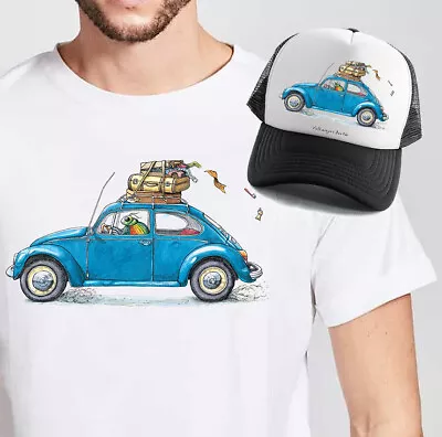 THE BEETLE BUG VACATION Hat Tee OR COMBO! • $25