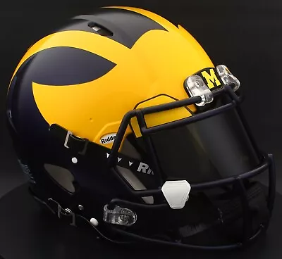 MICHIGAN WOLVERINES NCAA Riddell Speed Full Size REPLICA Football Helmet • $299.99