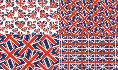 Union Jack Flags Britain Coronation - 100% Cotton Fabric -Simply Sew Crafty™ • £7.99