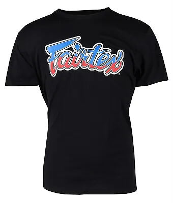 Fairtex Mens Women Kids Shirt Muay Thai MMA USA T-Shirt Black (X-Large) • $22