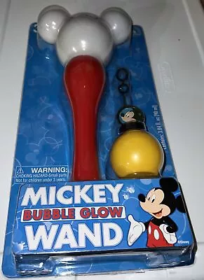 Disney Parks~Mickey Mouse Light Up Glow Bubble Wand~ NEW • $38