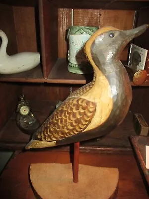 Vintage Shorebird Decoy Nantucket Plover R K Smoker Award Winner Folk Art Carver • $175