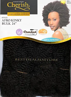 £8.95 • Buy Cherish Afro Kinky Bulk Afro Twist Hair Extensions 24  Improved Quality