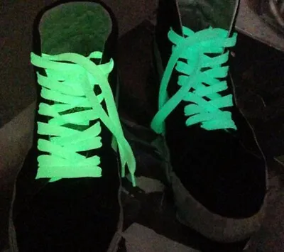£2.15 • Buy 1 Pair LED Shoe Laces Flash Light Up Colours Glow Strap Flashing Shoelaces Party
