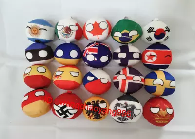 9cm Polandball Plush Doll Spain Poland France Czech Greece Countryball Pendant • $9.99