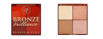 W7 Bronze Brilliance Bronze & Glow Palette Shimmering & Matte Bronzing Assorted • £4.99