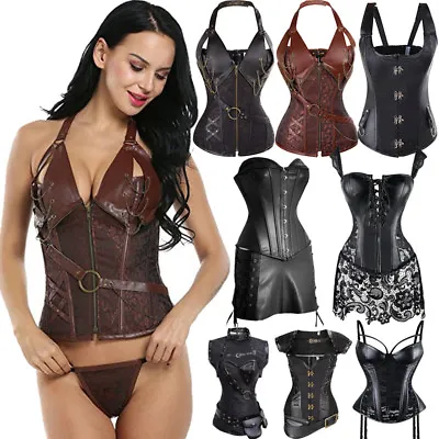 £21.79 • Buy Lady Vintage Waist Training Corset Bustier Top Steampunk Gothic Corsets Plus HGB