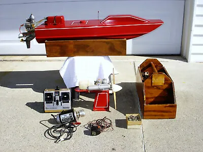 Vintage 36  Radio Remote Control  / Airplane Motors [ 2 Motors ]   Speed  Boat • $475