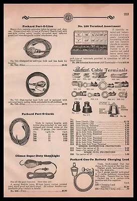 1931 Packard Electric Warren Ohio Cable Terminal Assortment Kit Vintage Print Ad • $16.80