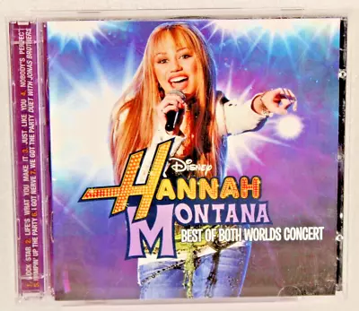 Hannah Montana Best Of Both Worlds Concert CD And DVD 2-disc Set Like New • $6.29