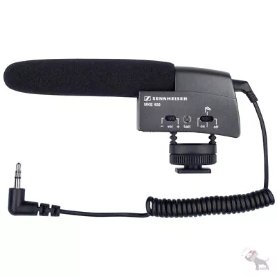 Sennheiser MKE 400 Small Shotgun Camera Shoe Mount DSLR Microphone Mic MKE400 • $179.99