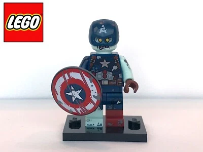 £5.99 • Buy Genuine Lego MARVEL STUDIOS Series: ZOMBIE CAPT. AMERICA Minifigure - BRAND NEW