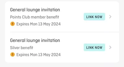 2x General Qantas Lounge Pass With Expiry 13th May 2024 • $120