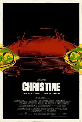 John Carpenter's Christine Movie Poster -  Stephen King  - 11 X 17 Inches • $13.96