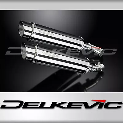 DUCATI MONSTER 796 2011-2014 350mm ROUND STAINLESS BSAU SILENCER EXHAUST KIT • $492.54