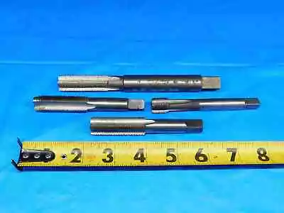 4 Pcs 9/16 18 Gh3 Hss Bottoming Plug Tap 3 4 Straight Flute .5625 • $39.99