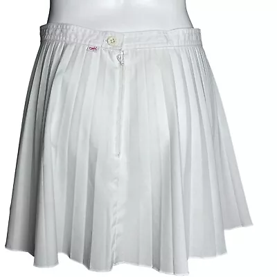 Vintage 70s Tennis Skirt White Short Button Closure • $21.60