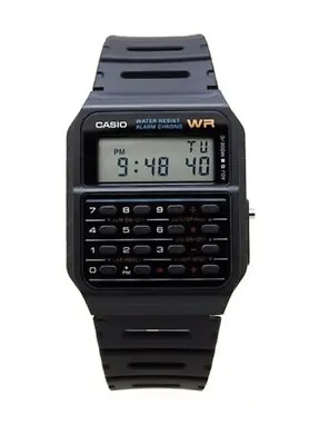 Casio Original Men's Digital Calculator Watch Black CA-53W-1Z New With Box • £32.99