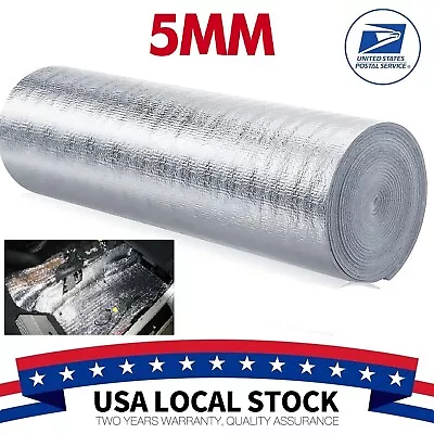 4㎡ Heat Reflective Aluminum Foil Insulation EPE Foam Roll Thermal Insulation Mat • $28.99