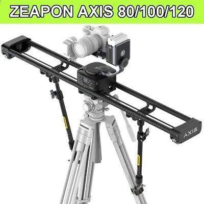ZEAPON AXIS 80 100 120 Pro Multi-Axis Motorized Slider Pan Head For Camera DSLR • $599