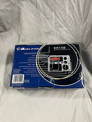 MidLand Emergency Radio All Hazards NOAA Weather Radio Crank Power New 2009 • $34.95