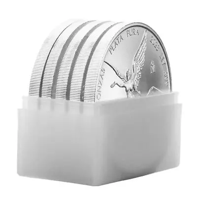 5 X 2023 5 Oz Mexican Libertad Silver Coins .999 Fine Silver BU TUBE 25oz #A334 • $0.99