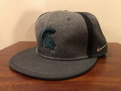 NEW Nike MICHIGAN STATE SPARTANS Gray-Green Adjustable Dri-Fit Hat • $19.99