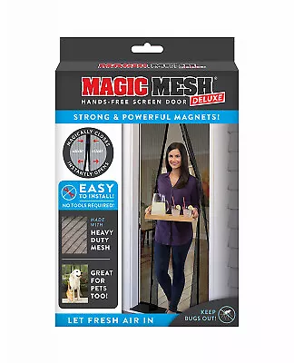 Magic Mesh MM011124 Hands-Free Screen Door As Seen On TV - Quantity 1 • $29.94
